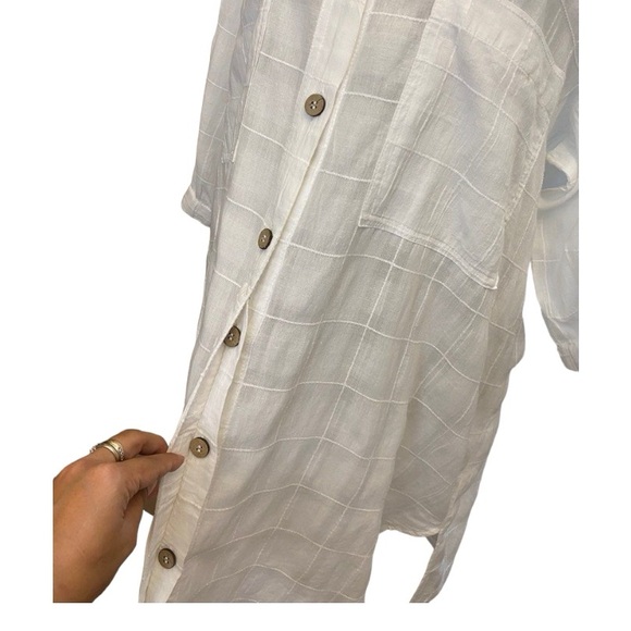 NWT • ZARA • STRIPED OVERSIZED BLOUSE • M - Picture 11 of 16